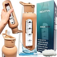 Zdjęcie Revity Glass Gym Water Bottle, Szklana Butelka Na Wodę Z Dziubkiem, Szara/Grey, 70 - Bobowa