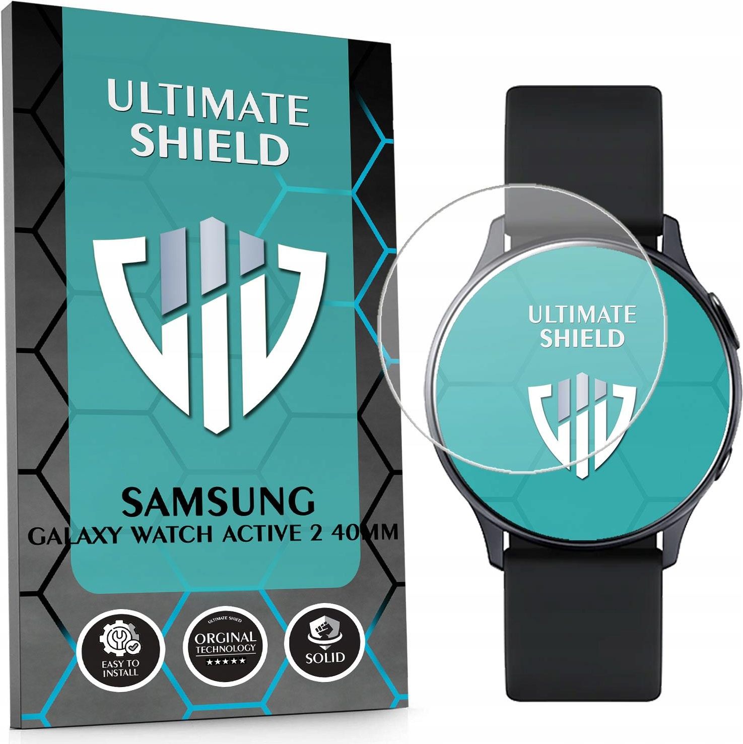 Shield Smartwatch Ultimate Shield Szkło Hybrydowe Szkiełko Na Smartwatch Do Samsung Watch ...