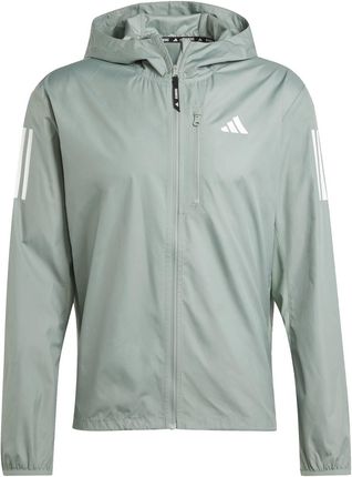 Kurtka do biegania męska adidas OWN THE RUN zielona JD2239