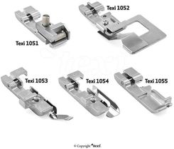 Zdjęcie Texi Zestaw Pięciu Stopek Do Overlocka Joylock - 1050 (Tex000028) - Stąporków