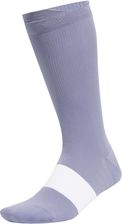 Skarpety do biegania unisex adidas RUNXGRAFIC fioletowe JC6457