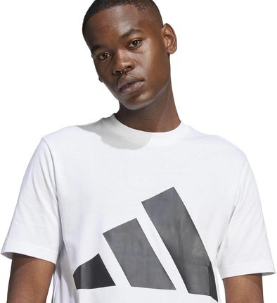 Koszulka męska adidas ESSENTIALS BIG LOGO biała JE8943 - zdjęcie 3