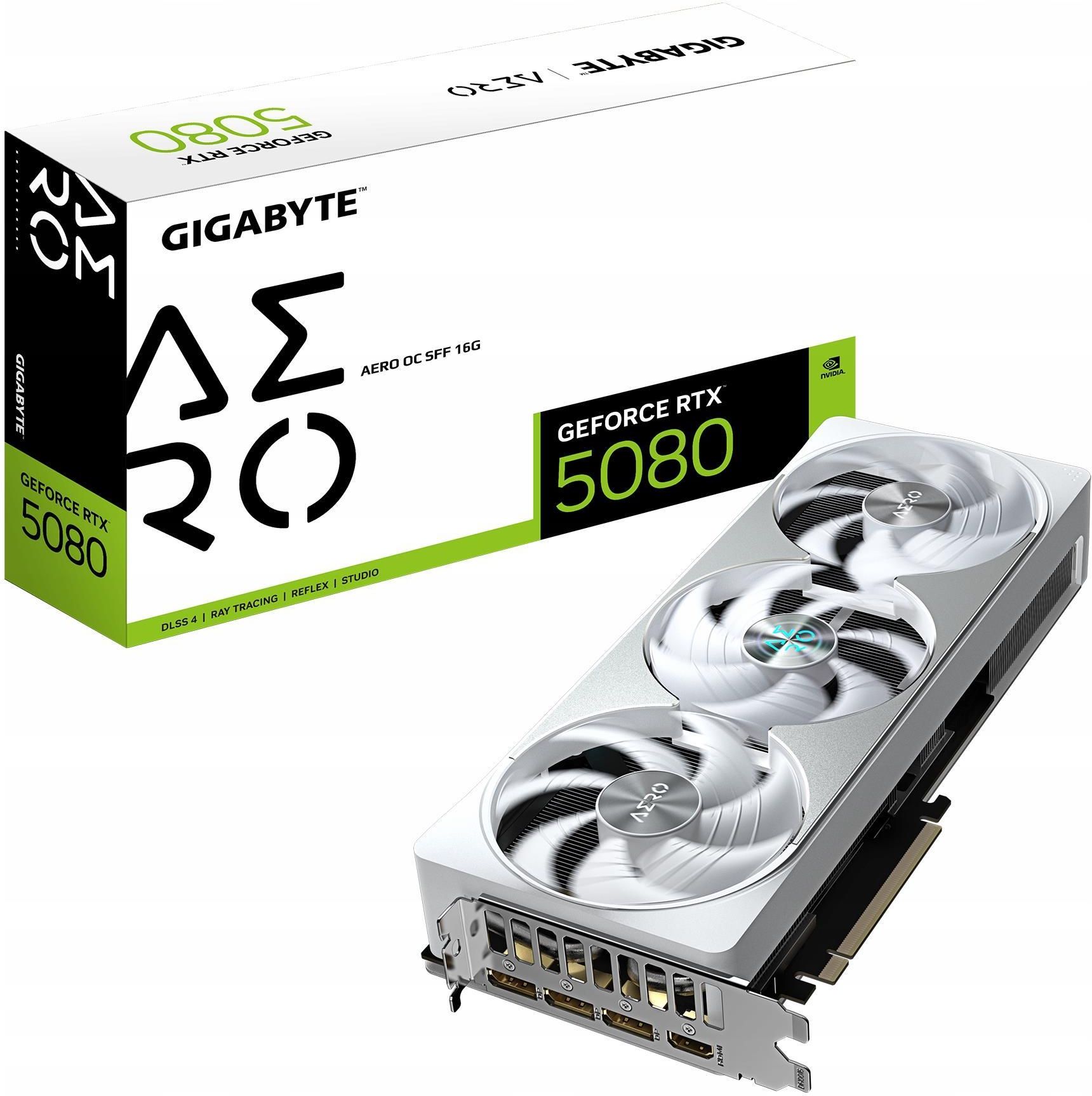 Karta graficzna Gigabyte Nvidia GeForce RTX 5080 Aero OC