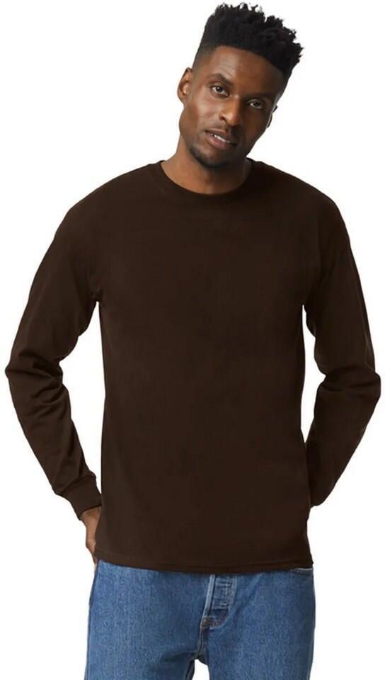 Gildan T-Shirt Uomo Ultra Cotone Adulto Nero (Confezione da 2
