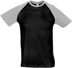 Zdjęcie Sol'S Funky Raglan T-Shirt Unisex Dla Dorosłych Czarne - Zabłudów
