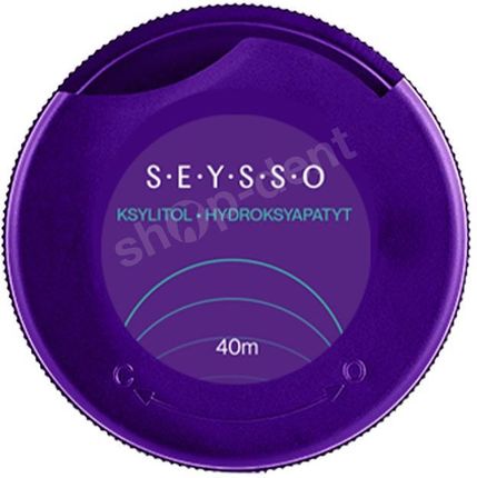 Seysoo Nić dentystyczna Color Czarna porzeczka 40m