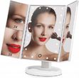 Podświetlane Lusterko Led Do Makijażu Kosmetyczne Lustro Rozkładane Stojące