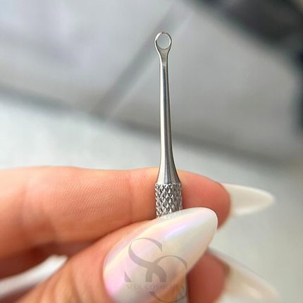 Dłutko D510 kopytko pusher do skórek dwustronne odpychacz kółeczko Seol - zdjęcie 3