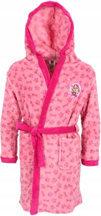 The Cookie Szlafrok Dziecięcy Ciepły Z Kapturem Miękki Psi Patrol Skye Różowy 110/116