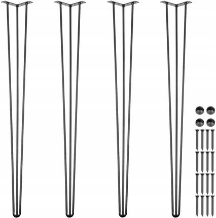 Nogi do stołu lawy biurka stolika metalowe loftowe 4szt. 101,6cm 1784560519