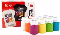 Zdjęcie Rosa Farby Do Tkanin Style 20Ml 12 Kolorów - Wodzisław Śląski