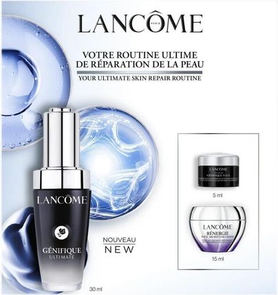 LANCOME メイクアップセット Lancôme Génifique Ultimate Serum 30Ml Routine Set Zestaw Do