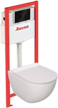 Zdjęcie Ravak Basic Stelaż Wc + Przycisk Wc Czarny Mat GPX2240081 - Krosno