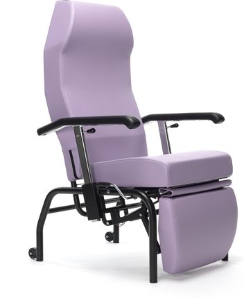 Vermeiren Fotel Geriatryczny Normandie Z 4 Kółkami Nfz Żółty Skaj (PRF001ŻÓŁTYSKAJ)