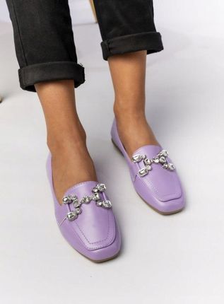DAMSKIE MOKASYNY ELEA PURPLE 39 - zdjęcie 2
