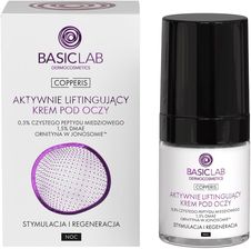 BASICLAB Aktywnie liftingujący krem na noc pod oczy, 18 ml