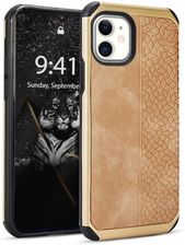 Skyfix Etui Case Soft Skórzane Do Apple Iphone 11 Złoty