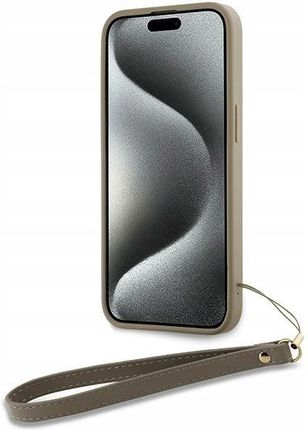 Dkny Dkhcp15Mpbswse Iphone 15 Plus 6 7 Beżowy Beige Hardcase Wrist Strap S - zdjęcie 2
