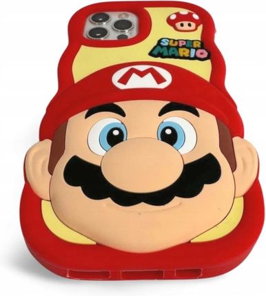 Etui Case Obudowa Do Iphone 13 14 15 Pro Mario Czerwony - zdjęcie 2