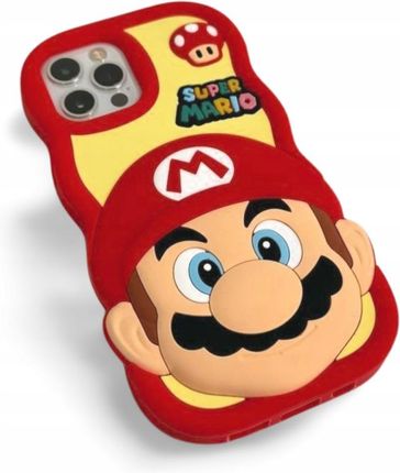 Etui Case Obudowa Do Iphone 13 14 15 Pro Mario Czerwony - zdjęcie 4