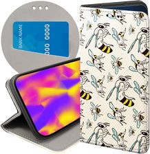 Hello Case Etui Z Klapką Do Apple Iphone 16 Plus Owady Motyle Pszczółki Futerał