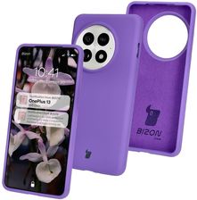 Bizon Silikonowe Etui Soft Case Do Oneplus 13 Fioletowe