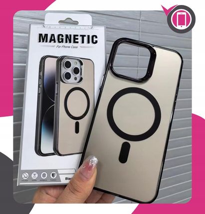Martech Etui Do Apple Iphone 14 Magsafe Srebrny Case Matowy Obudowa Pokrowiec Tył - zdjęcie 3