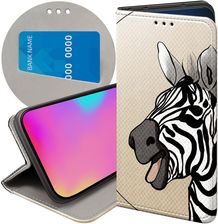 Hello Case Etui Z Klapką Do Apple Iphone 16 Plus Zebra Zeberka Paski Futerał