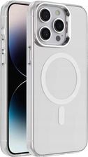 Martech Etui Do Apple Iphone 15 Plus Magsafe Srebrny Case Matowy Obudowa Plecki