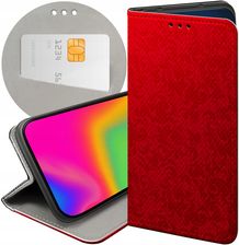 Hello Case Etui Z Klapką Do Apple Iphone 16 Plus Czerwone Serca Róże Futerał