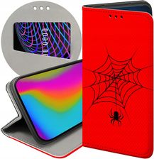 Hello Case Etui Z Klapką Do Apple Iphone 16 Plus Pająk Spider Pajęczyna Futerał