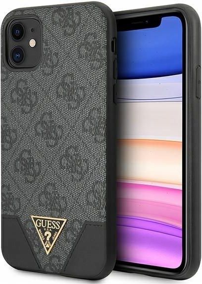 Guess 4G - Cover a doppio strato con glitter per Apple iPhone 11 Pro Max, colore: Rosso