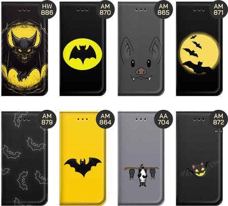 Hello Case Etui Z Klapką Do Vivo Y72 5G Nietoperz Bat Futerał Pokrowiec - zdjęcie 4