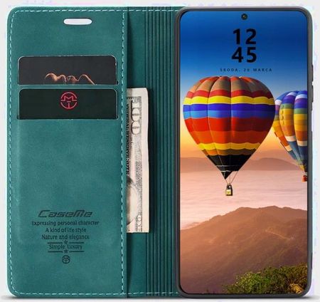 Caseme Etui Typu Portfel Skórzane Smart Case Do Samsung S25 5G - zdjęcie 2