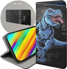 Hello Case Etui Z Klapką Do Vivo Y72 5G Dinozaury Reptilia Prehistoryczne