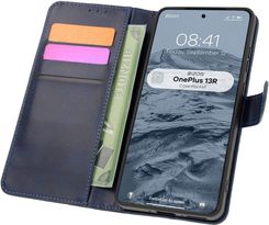Bizon Etui Z Klapką Case Pocket Do Oneplus 13R Granatowe