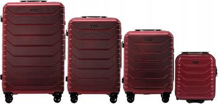 Wings Zestaw 4 Walizek podróżnych kabinowe i Rejestrowane komplet XXL