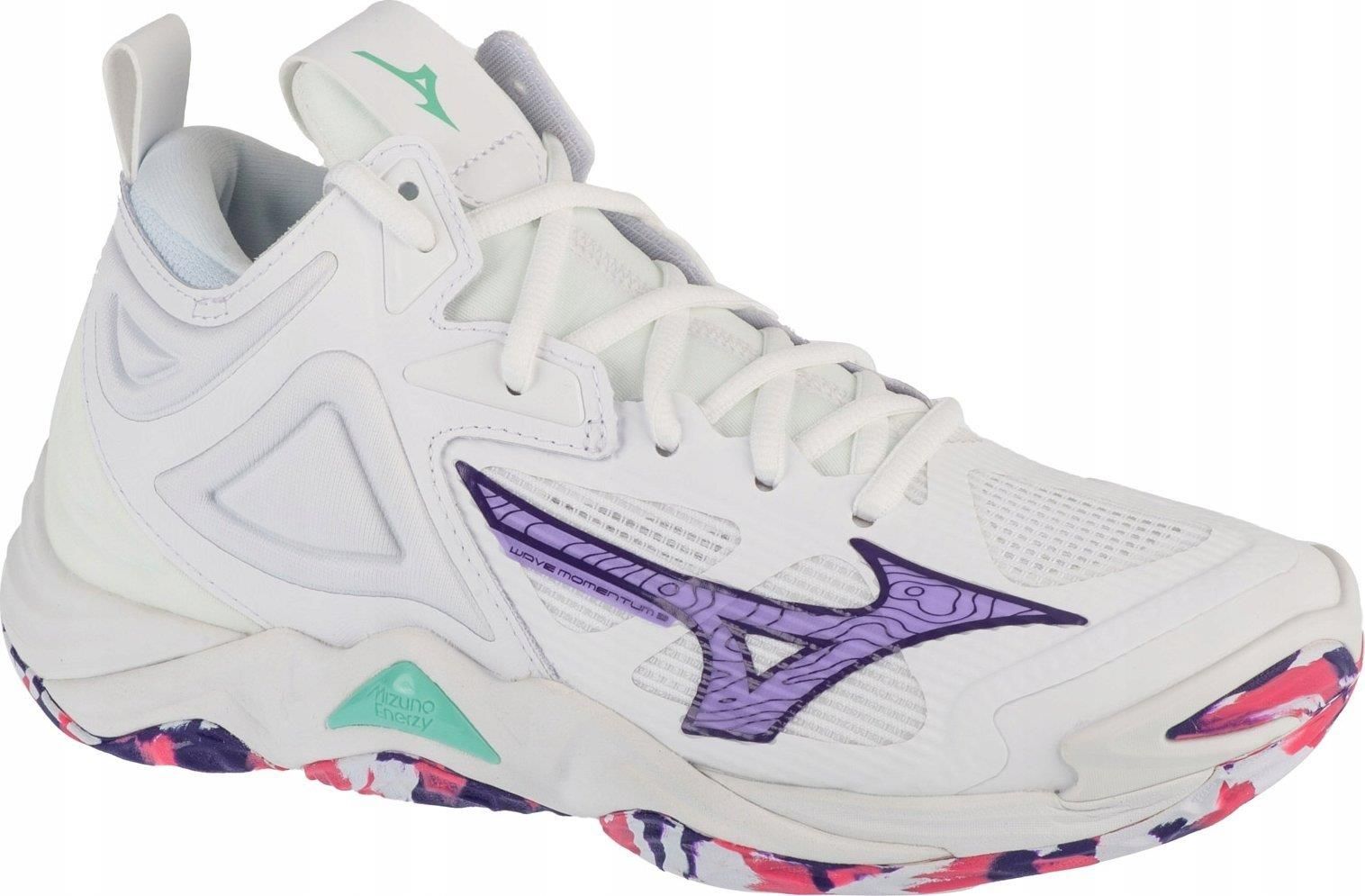 Mizuno Wave Momentum 3 Mid V1GC231720 białe 38,5 - Ceny i