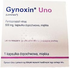 Zdjęcie Gynoxin Uno Miękkakaps. ułka Dopochwowa 600mg 1kaps. - Różan