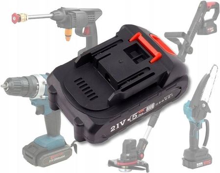 Gardenline Sekator Akumulatorowy Elektryczny 21V Dwie Baterie 1,5Ah Walizka Komplet Wan5479 - zdjęcie 5
