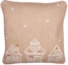 Zdjęcie Clayre&Eef Poszewka Świąteczna Gingerbread House - Radzionków