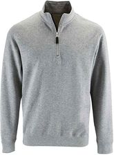 Zdjęcie Sol'S Sweter Męski Stan Zip Z Kołnierzem Stojącym Szare - Płock