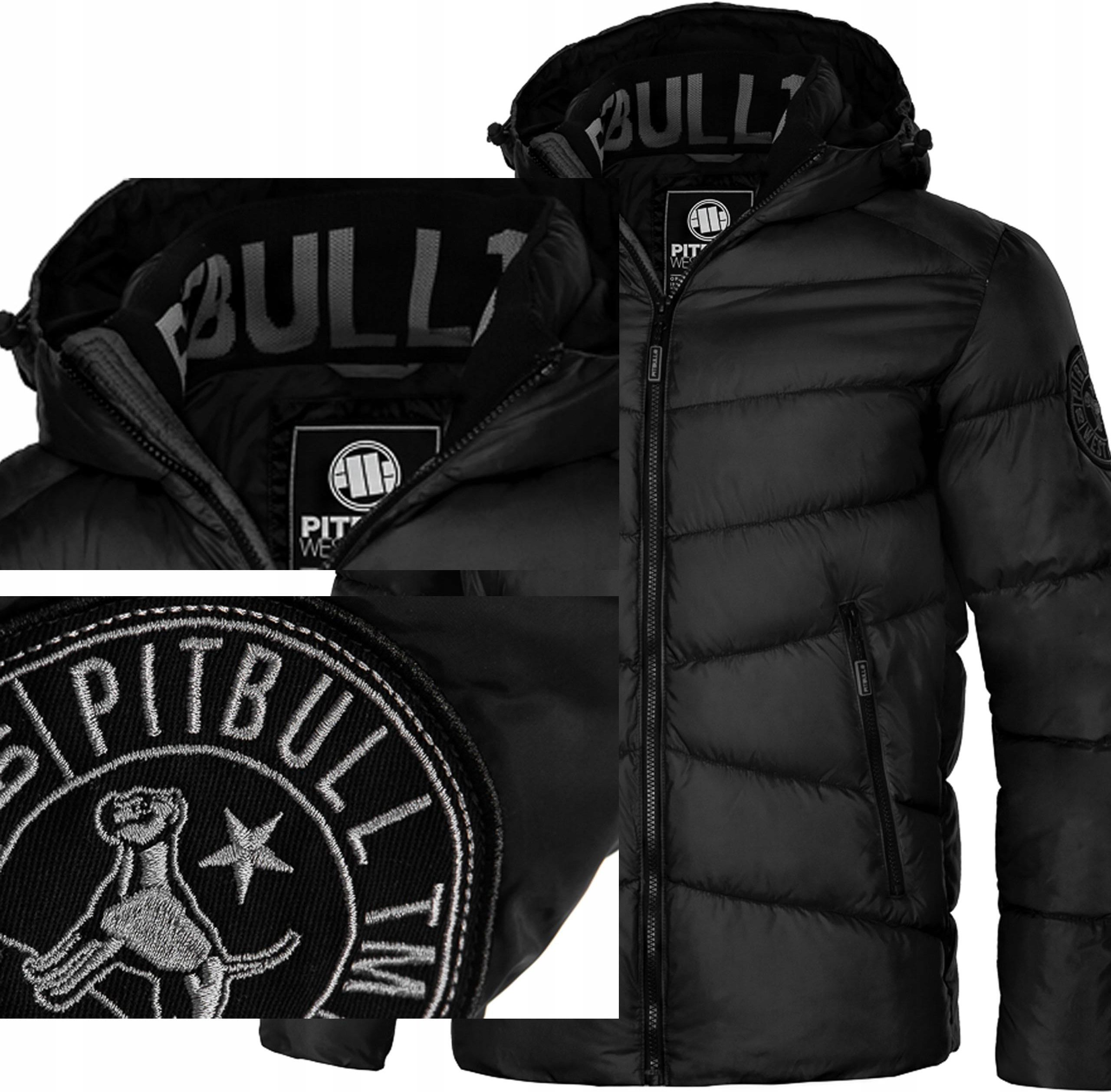 Giacca Invernale Pit Bull West Coast – Impermeabile, Imbottita, Con Cappuccio Regolabile, Taglia M