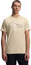 Zdjęcie Męski t-shirt z nadrukiem Under Armour UA Gl Foundation Update SS - beżowy - Bieruń