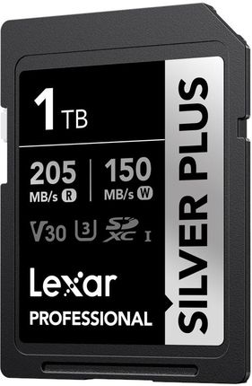 Karta pamięci Lexar Professional SILVER Plus SDXC 1TB R205/W150 V30