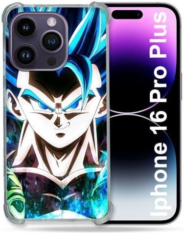 Dragon Ball Phone Case Cokitec Dragon Ball Goku TPU Case For IPhone 13  (6.1")  Black With Color Print