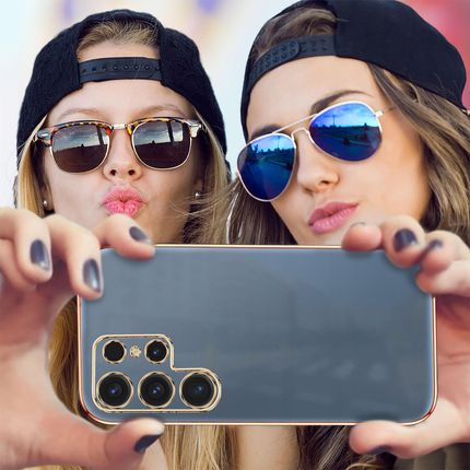 Etui Do Samsung Galaxy S25 Ultra Silikonowe Slim Szkło 9H - zdjęcie 5