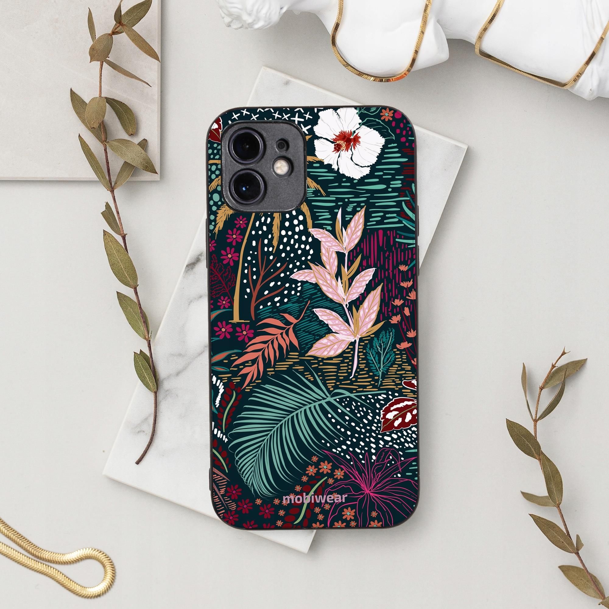 Coque Léopard Cœur Pour Motorola Moto G24 Power – Silicone Souple Antichoc – Design Girly – Noir