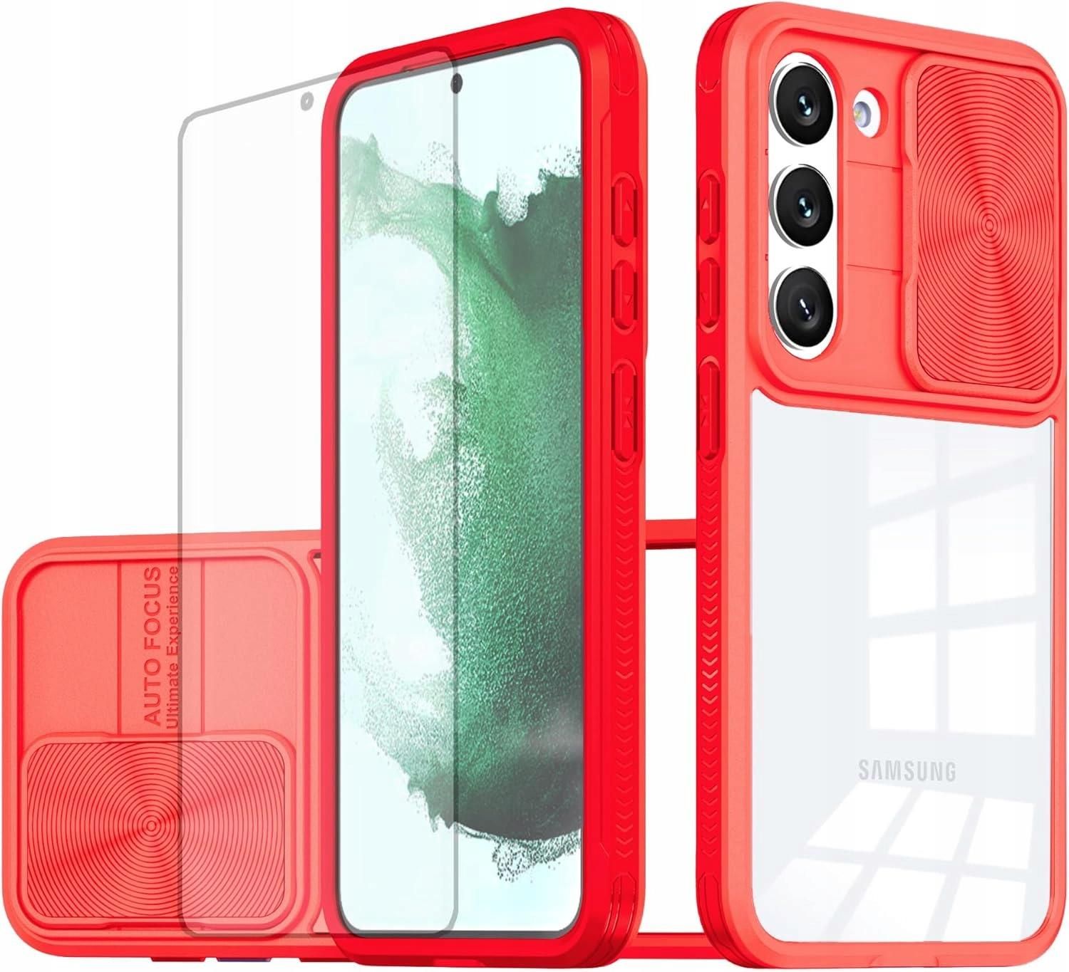 Asuwish Funda De Teléfono Para Samsung Galaxy S23 FE 5G Con Protector De Pantalla De Vidrio Templado Y Cubierta Para Camara Deslizante Soporte