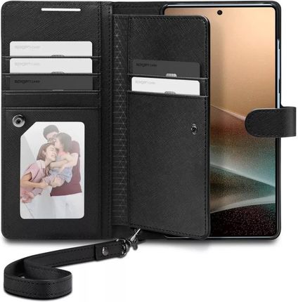 Etui Do Samsung Galaxy S25 Ultra Black Spigen Wallet S - zdjęcie 6